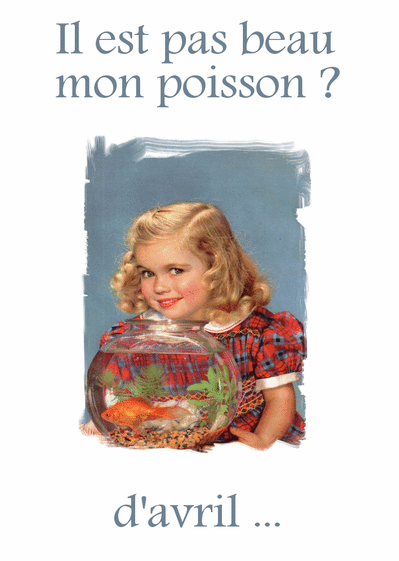 Mon poisson d avril
